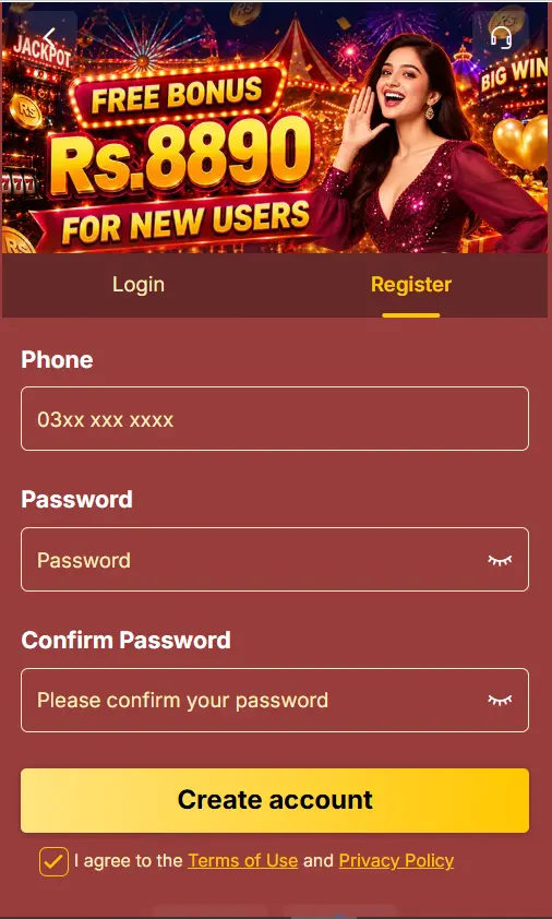 Aone777 Register image